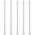 5 Pcs Blind Wands Vertical Blinds Replacement Parts Blind Rod with Tail Hooks (31.00X1.10X1.10CM, As Shown)