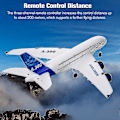 Pikkukuva 5 / 5: A380 Rc Lentokone B747 Lentokone Malli Rc Kiinteä Siipi 3ch 2.4g Kauko-Ohjattava Lentokone Rtf Lelu -hg