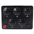 Miniatyrbillede 1 af 5: Modstandskasse Justerbar Lab Roterende Modstandssubstitutionsboks 0 til 9999,9 Ohm