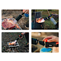 Miniatyrbild 3 av 5: Kraftfull Handhållen Campingbrännare Gaständare Portabel Utomhusbrännare Koltändare Picknick Grill Matlagnings Flammkastare