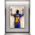 Miniatyrbillede 4 af 4: Leo Messi Fodboldplakat Sport Kunsttryk Hjemmeindretning 50*70cm