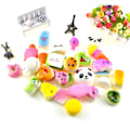 Pikkukuva 3 / 5: 10 kpl Kawaii Mini Pehmeä Leivän Muotoinen Squishy Leikkisivupakkaus - Satunnainen Valikoima