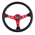Miniatyrbild 5 av 5: Bilmodifieringstillbehör Ratt Pu Racing Ratt Racing Game Deep Disk 14 Tums Ratt - Svart Aespa