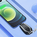 Miniatyrbilde 7 av 10: Bærbar Powerbank Nødlader SVART FOR IPHONE FOR