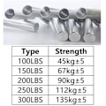 Miniatyrbillede 3 af 10: 100lbs-350lbs Fitness Heavy Grips Håndled Greb X 100 lbs