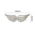 Miniatyrbilde 1 av 6: 2 STK Bukser Midje Spenne Knappnåler SØLV ENGLEVINGER ENGEL silver_xx silver Angel Wings-Angel Wings