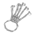 Miniatyrbillede 1 af 8: Steam Punk Armbånd Gotisk Hånd Kranie Skelet Justerbar Silver