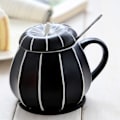 Miniatyrbilde 5 av 5: Halloween gresskar kaffekrus Keramisk kopp stor kapasitet Black