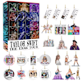 Miniatyrbild 1 av 4: 2023 Jultomte Taylor Swift Nyckelring Berlock 24 Dagar Nedräkning Julkalender Fans Julklapp Blind Box Presenter C