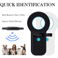 Miniatyrbilde 4 av 5: Pet Microchip Scanner, ISO11784(85)/FDX-B/EMID med 128 sett dataoppbevaring Microchip-leser for dyr/kjæledyr/hund/katt/gris (svart)