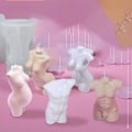 Miniatyrbillede 5 af 5: Mandlig kropsformet lysfremstillingssæt til voksne - Silikoneforme til