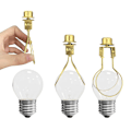 Miniatyrbillede 4 af 5: Adapter til lampeskærm - 2 stk. (guld)