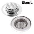 Miniatyrbillede 1 af 4: 2 PCS Kitchen Sink Strainer Basket Stainless Steel Sink Drain Filter Kitchen Tools and Gadgets Sink Filter, Large