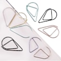 Miniatyrbilde 2 av 5: Metallklips i dråpeform (farge: gull)
