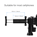 Miniatyrbild 3 av 10: Portabel Teleskopisk Selfie Stick Stativ Bluetooth Fjärrkontroll Mobiltelefonklämma Kit