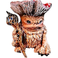 Miniatyrbillede 1 af 4: Havenisser, fe-have harpiks monster statue, nisse statue, harpiks havefigur