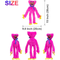 Miniatyrbillede 2 af 5: Kissy Missy plyslegetøj, Huggy Wuggy plysdyr, Poppy Playtime spil plyslegetøj til fans, gave til børn fødselsdag jul, nytår (Pink)