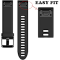 Miniatyrbilde 5 av 5: Rem for Garmin Fenix​​​​​​5s / Fenix​​​​5s Plus / Fenix​​​​​​6s / Fenix​​​​6s Pro, 20 mm bredde Quick-Fit silikonklokke, flere farger (svart),