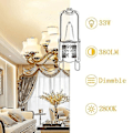 Miniatyrbild 3 av 5: 12-pack G9 Halogenlampor 33W 230V 2800K Varmvit 380lm Klar Kapsel Halogenlampor Dimbar Ingen Blinkning Ingen Flimmer