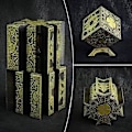 Miniatyrbilde 4 av 5: Hellraiser Puslespillboks Flyttbar Lament Horror Terror Hellraiser Pinhead Prop Leke