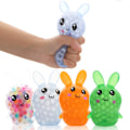Miniatyrbild 1 av 5: Påskkorgsprylar, 4-pack Squishy Påskkanin Stressbollar för Vuxna, Påskkorgsprylar