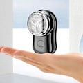 Pikkukuva 7 / 9: Sähköinen partakone, mini, USB-ladattava, miehille, märkäparran ajamiseen, hiljainen Gradient Blue