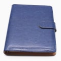Miniatyrbillede 3 af 3: A5 Notesbog i Læder Filofax Genopfyldbar Dagbog Executive Konferencemappe