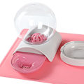 Miniatyrbillede 2 af 2: 2,8L Automatisk Dyrefoderautomat til Kæledyr Hvalpe Vand Madskål Skåle Dispenser Blå（Pink)