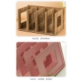 Miniatyrbilde 5 av 5: Sammenleggbart CD-stativ i tre, DVD-stativ, bokstativ