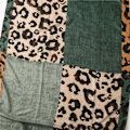 Miniatyrbild 4 av 5: Leopardmönstrad scarf för kvinnor, djurmönster, mode, scarf i bomull och linne med fransar, lång, stor, lättviktig, varm, sjal, stola, omslag