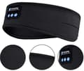 Sov-hörlurar Bluetooth Huvudband Sov-headset Bluetooth Huvudduk Sport Huvudband Trådlöst black
