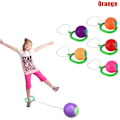 Miniatyrbillede 1 af 4: Skip Ball Børn Træning Koordination Og Balance Hop Legeplads Legetøj Fluorescent Orange