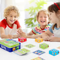 Miniatyrbillede 5 af 5: Ansigtsforandrings Magic Cube Uddannelsesmæssige Puslespil Legetøj Fidget Legetøj Cube Mini Brætspil