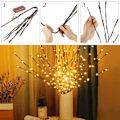 Pikkukuva 4 / 5: LED-puun oksan kukka-asetelma valosarja - lämmin väri/Väri/valkoinen, maljakko ei sisälly color 1