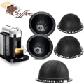 Miniatyrbilde 1 av 5: 5 stk gjenbrukbare Vertuo Pods gjenfyllbare kaffekapsler (brun 150 ml, 5)