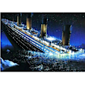 Pikkukuva 1 / 5: DIY 5D timanttimaalaus numeroiden mukaan setti Täysi pyöreä poraus Strassit Kuva Taide käsityöt Koti Seinäkoriste Titanic 30x40cm