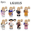Miniatyrbild 1 av 5: Taylor Swift Actionfigur Byggklossar Montering Minifigurer Mini Figurer Leksak Swiftie Presenter