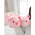 Miniatyrbild 3 av 8: Damtofflor Söta Gristofflor Tecknade Tofflor Djurtofflor Varma Tofflor_xx Pink A