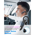 Miniatyrbillede 8 af 10: Bluetooth-headset med dobbelt mikrofon V5.0 håndfri Bluetooth-øretelefon med 25 timers taletid