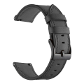 Miniatyrbild 3 av 7: 20 22MM Armband Läderrem För Huawei Watch GT 3 2 GT3 GT2 Pro 46mm 42mm Honor Magic Smart Watch Band Armband Armband Läder Grå Leather Gray For Huawei GT2 46mm