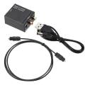 Miniatyrbilde 2 av 4: Digital-analog lydkonverter optisk koaksial Toslink Rca L/r lydadaptere