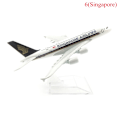 Miniatyrbillede 2 af 9: Original model A380 Airbus flyvemaskine modelfly Diecast Model - Perfekt Singapore Singapore One Size