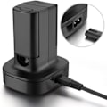 Miniatyrbild 5 av 5: Kontroll 2-pack Laddningsbart Batteripaket med Dubbel Laddningsstation Dock Laddare Stativ Bas