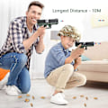 Miniatyrbild 4 av 4: Ny Leksakspistol 2023 För Barn, Skumpistoler För Pojkar, Uppgraderad Leksakspistol i Plast, Present till Barnkalas För Utomhuslek