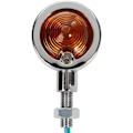 Miniatyrbillede 4 af 4: Blinklys, Universal 2X Chrome HL Motorcykel Røde Lys Blinklys