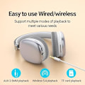 Pikkukuva 4 / 4: SY-BT1632 Langattomat Bluetooth-kuulokkeet HiFi-äänipelikuulokkeet Superpitkä valmiusaika Handsfree-nappikuulokkeet (valkoinen) Z-FD-RC-628 white
