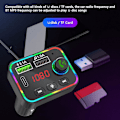 Pikkukuva 1 / 4: Bluetooth-auton FM-lähetin, 38W PD ja QC3.0 pikalataus,
