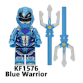 Miniatyrbillede 3 af 5: 7-pak Power Rangers Byggeklodser Figurer Samling Minifigurer Legetøj Gaver til Børn