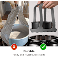 Miniatyrbilde 4 av 7: Trykkoker-sleng, silikon bakevare-sleng for 6 Qt Instant Pot, multifunksjonell kokekar anti-forbrenning bakevare løfter dampstativ