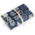 Miniatyrbillede 4 af 6: Rundt strikkepinde opbevaringspose kompakt etui tomme rundstrikkepinde arrangør med 11 klare lynlåslommer Blue